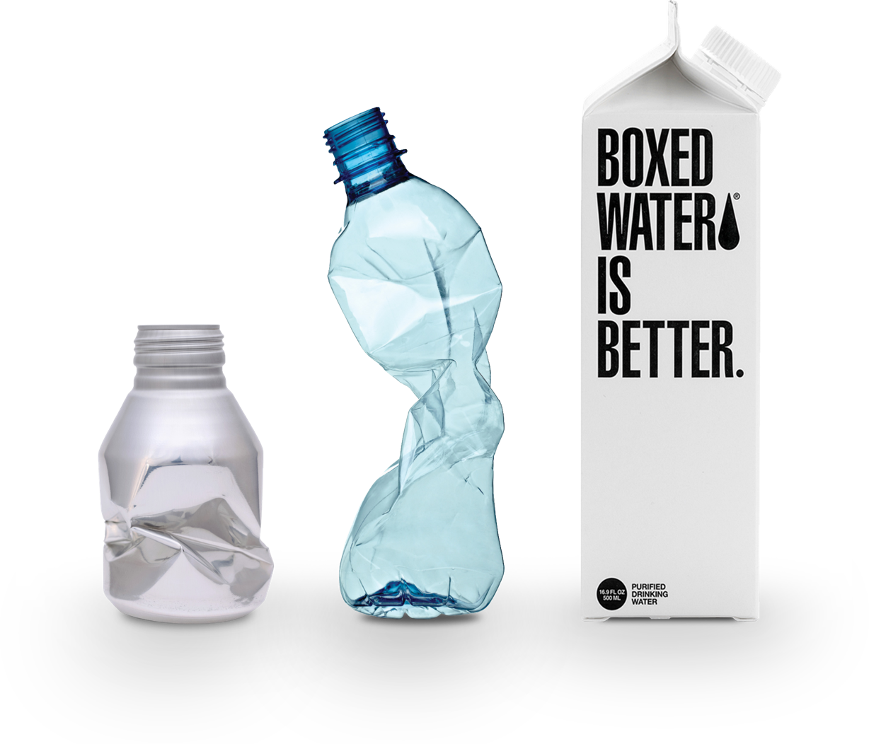 Image promoting eco-friendly reusable water bottles on Craiyon