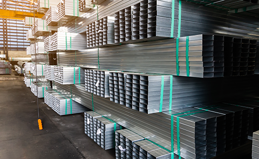 galvanized tubular metal stacks