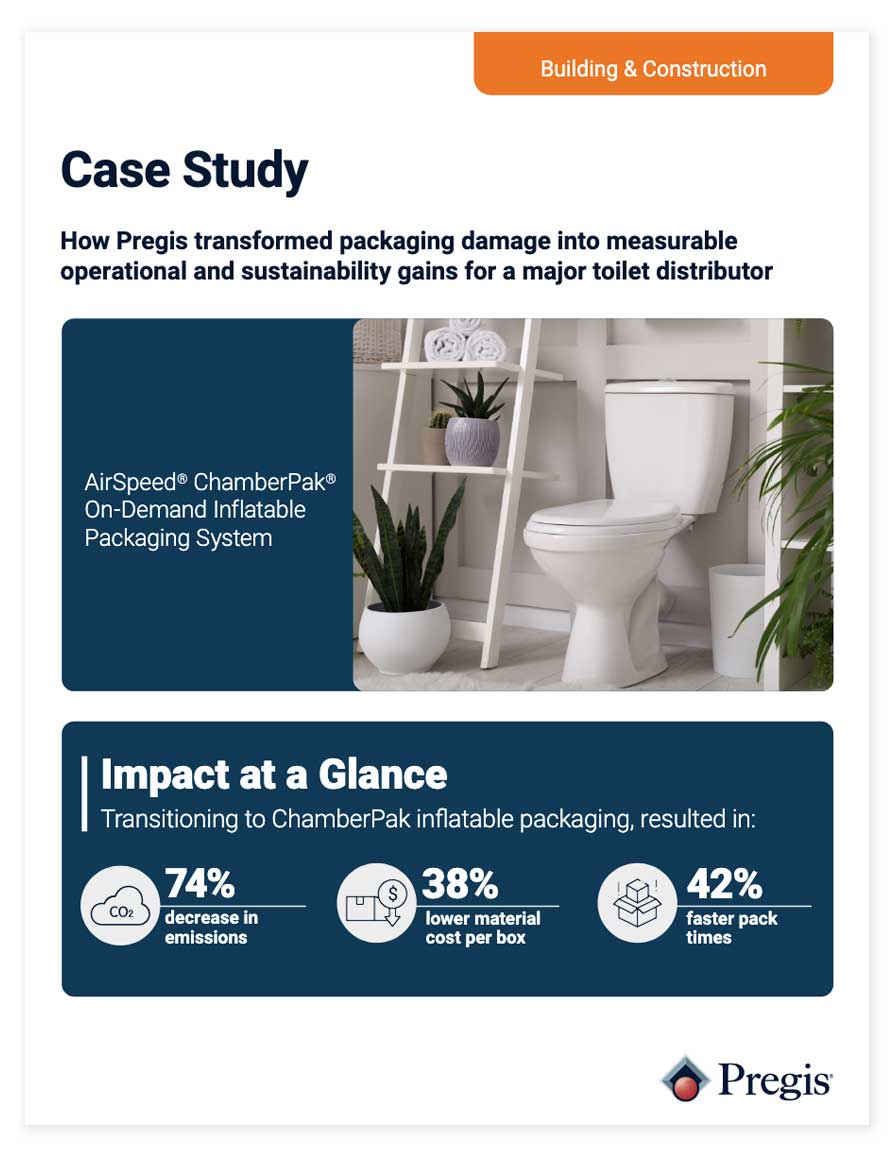 Pregis AirSpeed&reg; HC Renew PCR high-pressure cushioning