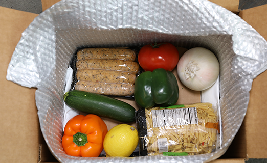 Produce inside box with thermacycle flex