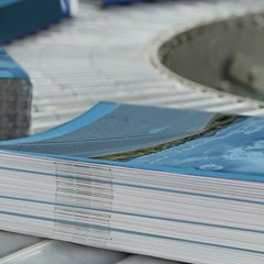 Printed-Documents-On-Conveyor-for-Packaging
