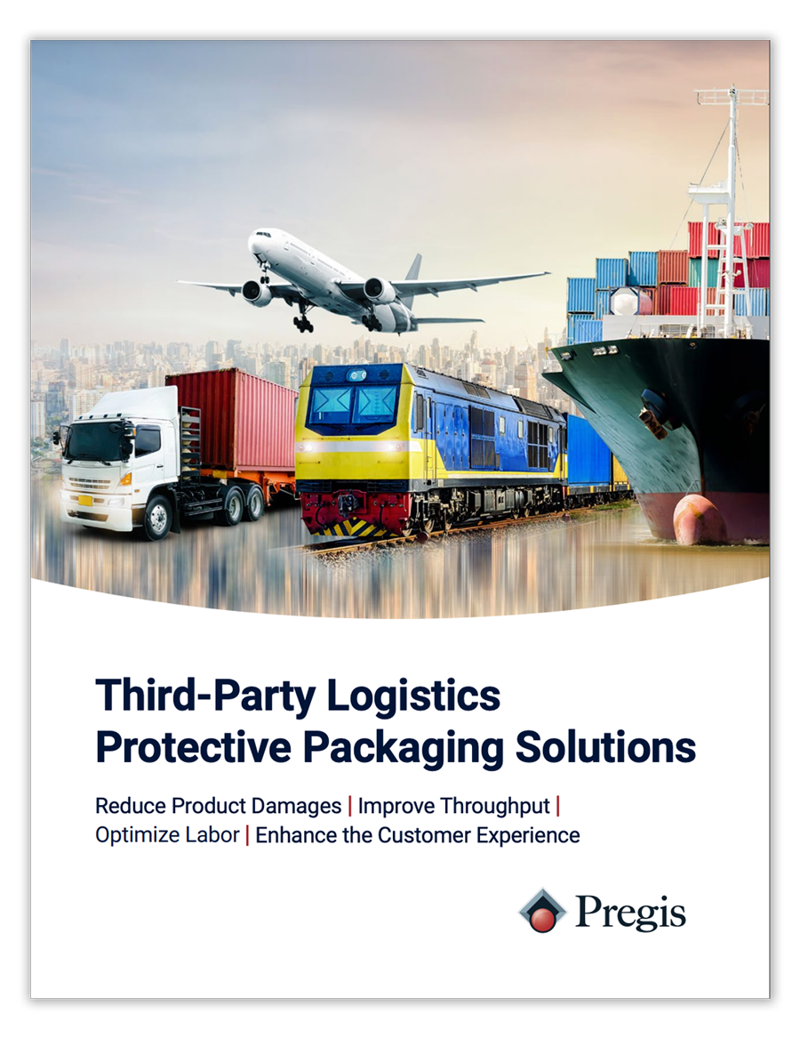The cover page of 3PL Protective Packaging Solutions Guide.