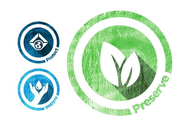 Inspyre Protect & Preserve icons