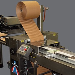 Cohesive Single Face Corrugated Material.