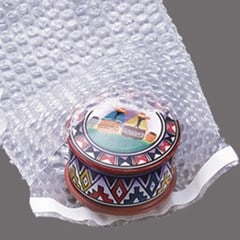 Ceramic product is placed inside a Bubble-Out Bag.