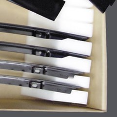Fabricated soft foam surface protection material.