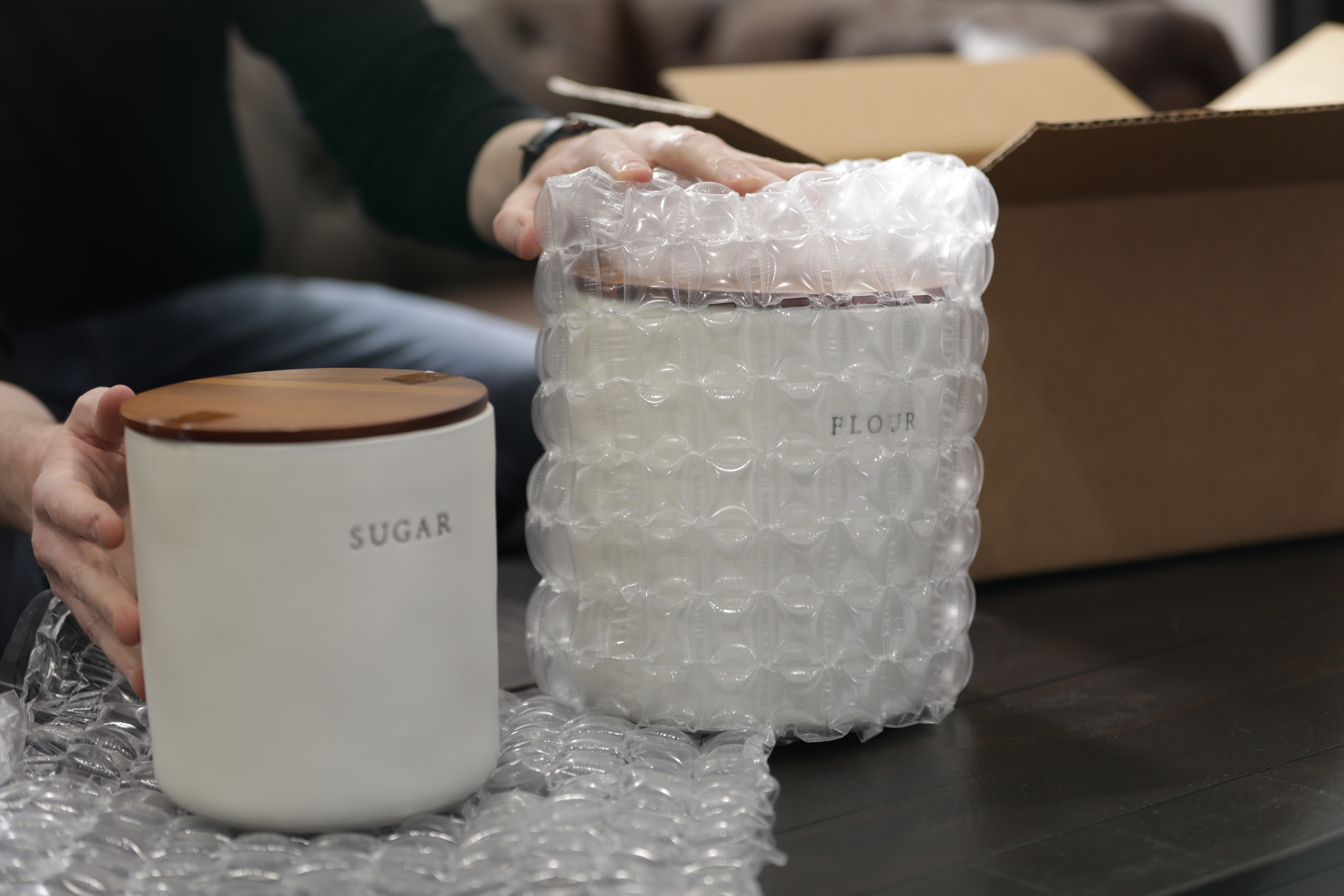 HC Barrier covering mug package