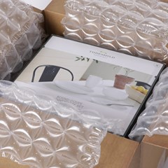 HC Barrier is used to protect a brand new set of porcelain wares.