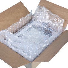 Quilt large inflatable packaging made for wrapping and heavy bracing.