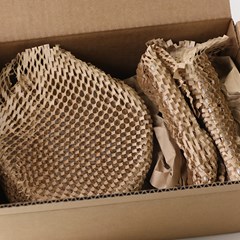 Easypack® GeoTerra™ is used to protect products being packaged inside a cardboard box.