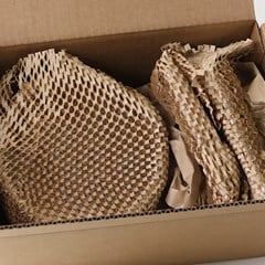 Easypack® GeoTerra™ is used to protect products being packaged inside a cardboard box.
