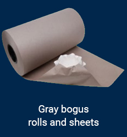 Gray Bogus Paper Roll