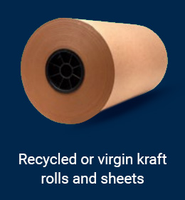 Recycled or Virgin Kraft Paper Roll