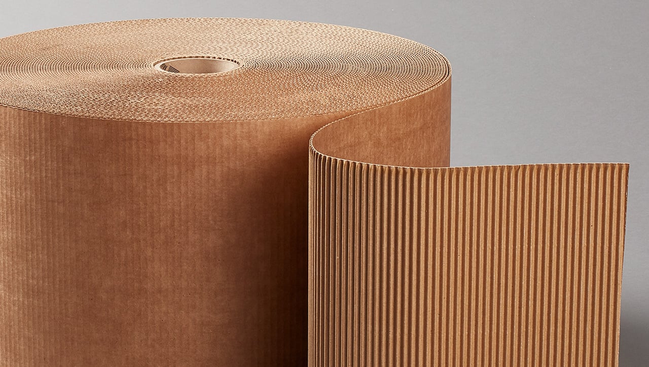 Recycled Corrugated Cardboard Rolls