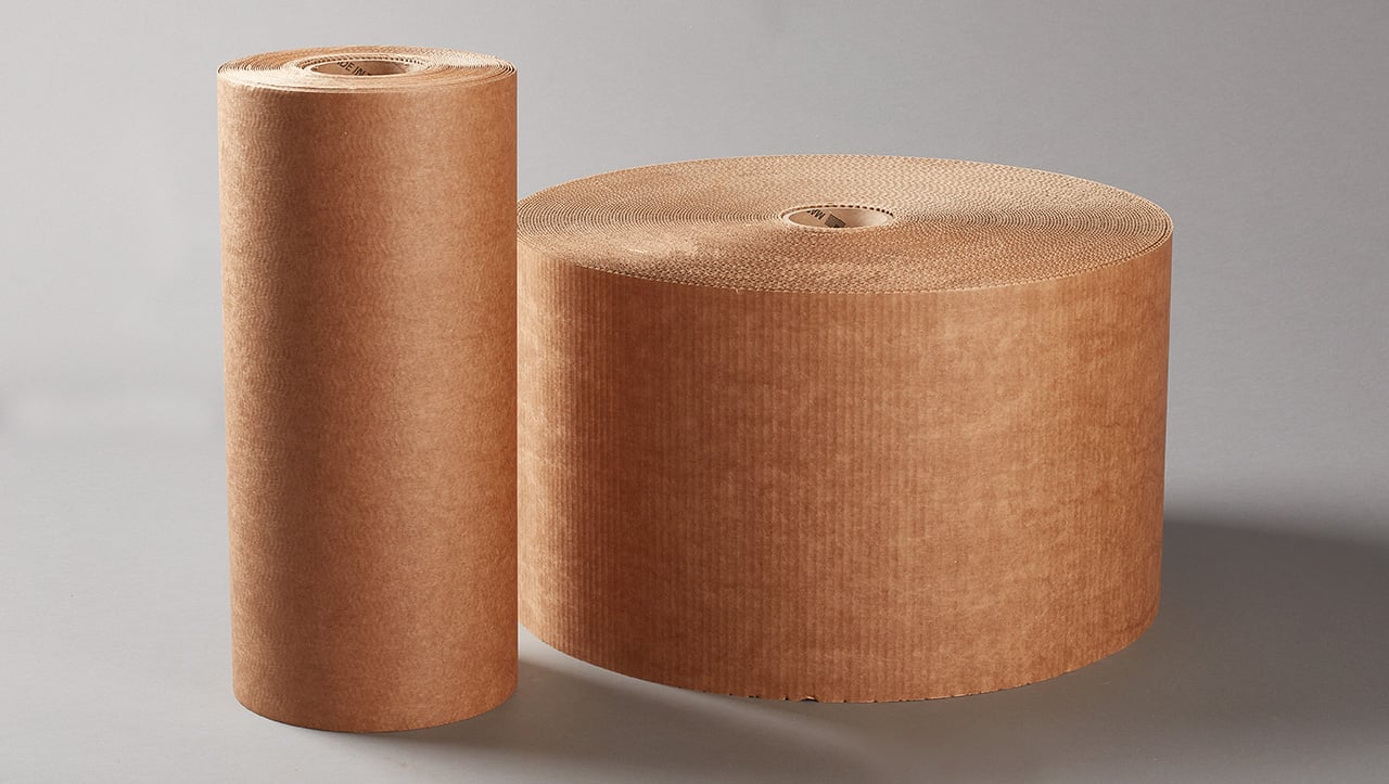 Corrugated Rolls : Corrugated Cardboard Roll (various sizes)