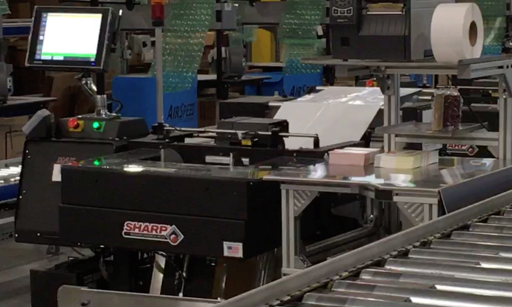 Bagging Automation done using Sharp machine systems.